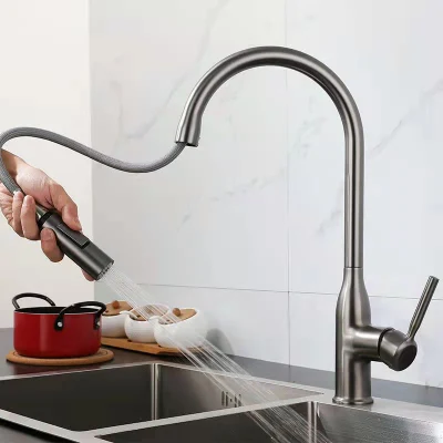  Vendita all&prime;ingrosso di granito composito moderno doppio ciotola a mano Sink sotto il supporto Pietra Sink cucina al quarzo Sink Farmhouse Sink