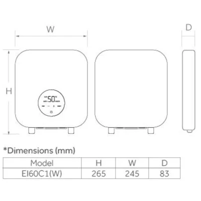 Risparmia con il bagno super sottile e senza Tankless Sink da 6 kw Cucina riscaldamento istantaneo acqua calda