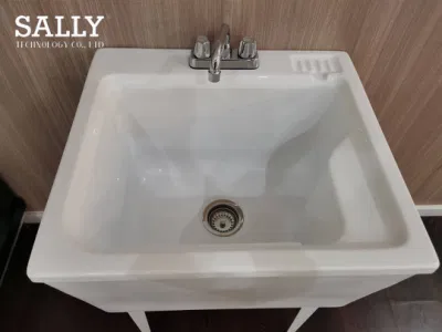 Lavandino armadietto in acrilico bianco lavandino lavabo per bagno e. Cucina