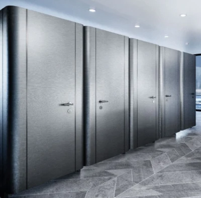  Fabbrica Cinese HPL Compact Laminate armadio WC parete per treno Stazione
