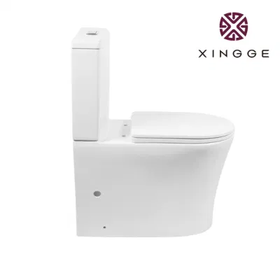 Nuovo design Cina High-end WC Ceramic bagno fornitore di sanitari WC senza acqua Wash down con coprisedile