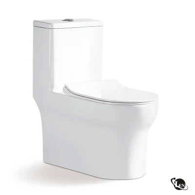  Bagno bianco WC Autopulente armadio acqua ceramica un pezzo WC 881-1