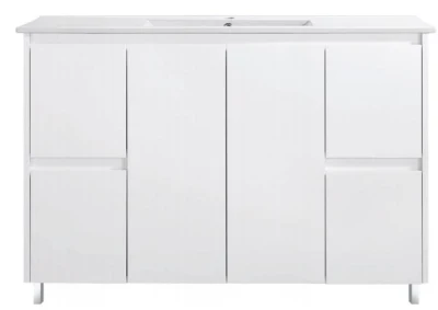  Mobili per armadi con unità di cortesia bianco ad alta lucido da 900 mm