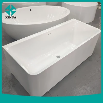  Forma lato vetro trasparente bagno acrilico vasca idromassaggio indipendente Adulti Vasca da bagno