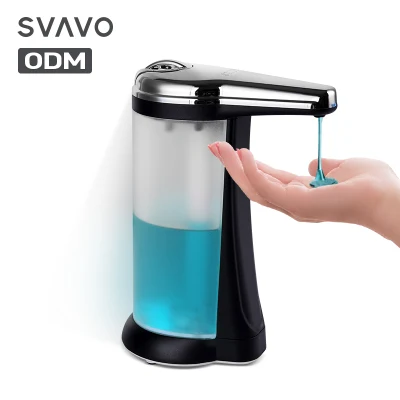  Dispenser di sapone senza contatto da 450 ml per cucina bagno di alta qualità piano tavolo Dispenser automatico di sapone liquido montato a parete