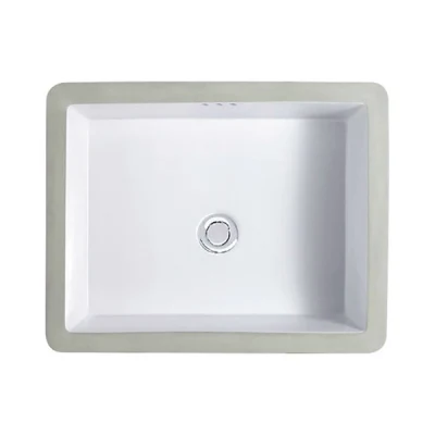  20 pollici sottile rettangolare sotto il supporto Vanity Sink porcellana ceramica lavabo Lavandino per bagno (229)