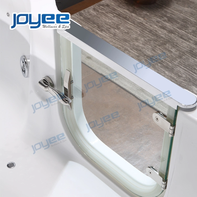 Walk-in Jakuzzi Bathtub with Shower Screen/ Hand Shower Brass Faucet