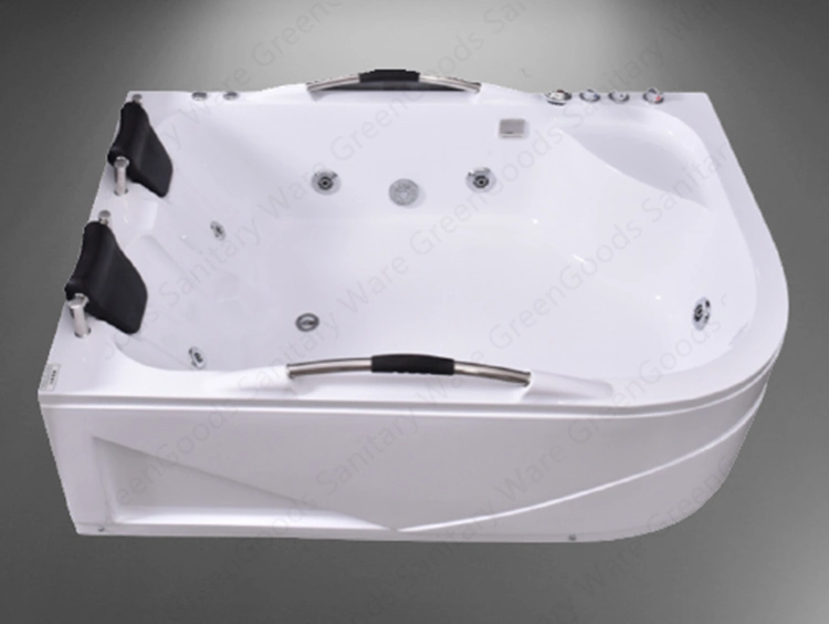 ABS Custom Made High Quality Luxury 67 Inch Acrylic Freestanding Jacuzzi Soaking Tub 2 Persons Jet Whirlpool Bathtub