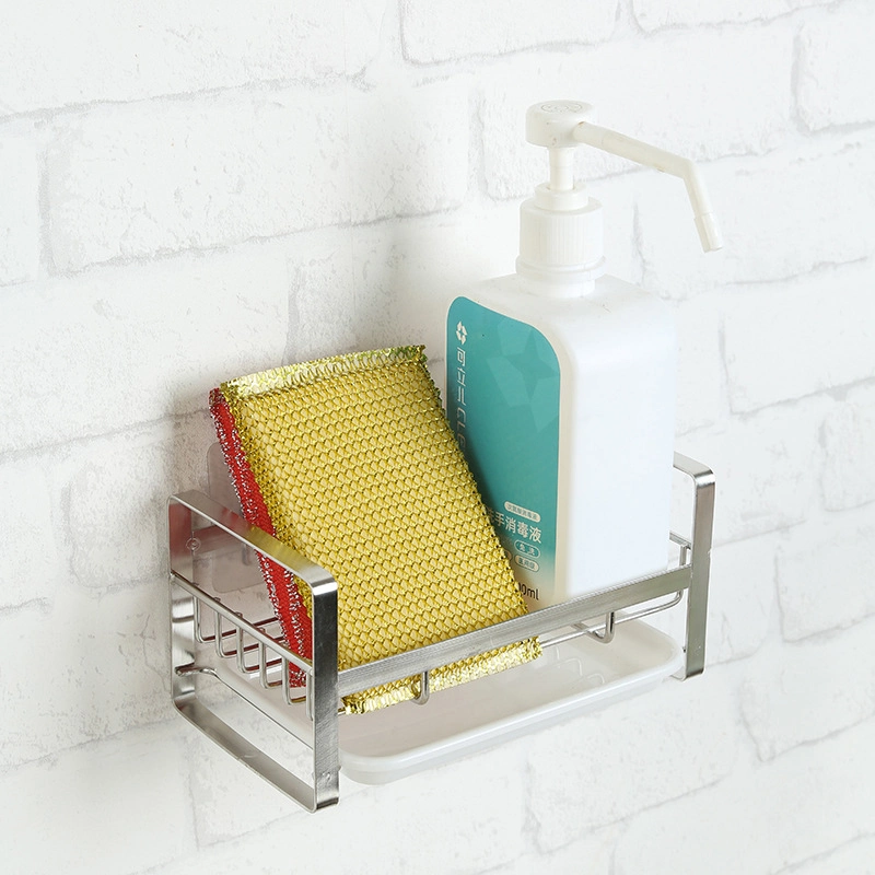 New Design Kitchen Sink Sponge Organizer Sponge Holder and Soap Dispenser