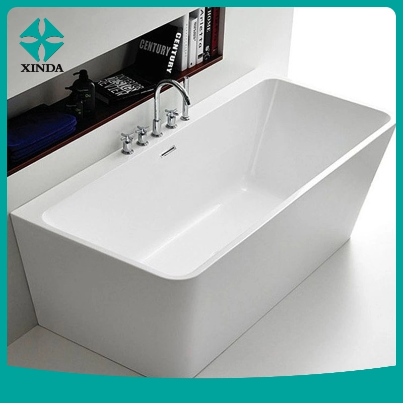 Seawin Free Standing Solid Surface Indoor Large Acrylic Bathtub Walk