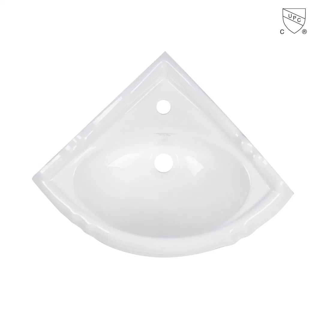 Wholesale Vintage Cupc White Bathroom Lavatory Cloakroom Ceramic Porcelain Triangle Corner Floor-Standing Furniture