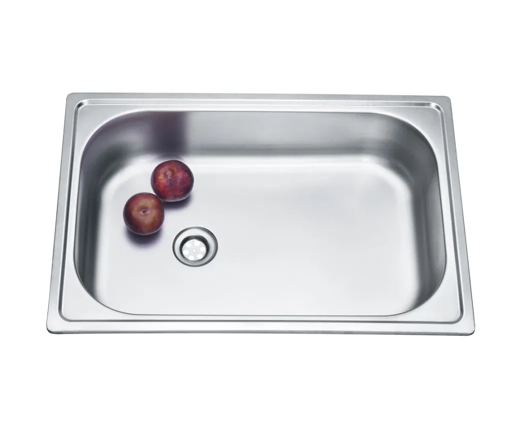 Popular Stainless Steel Customized Commercial Hotel Restaurant Kitchen Sink Single Bowl Quartz Sink