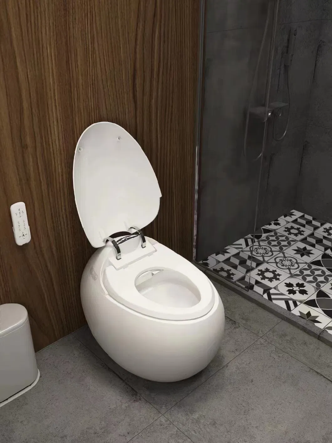 Automatic Ceramic Toilet Electric One Piece Sensor Toilet Bidet Smart Toilet