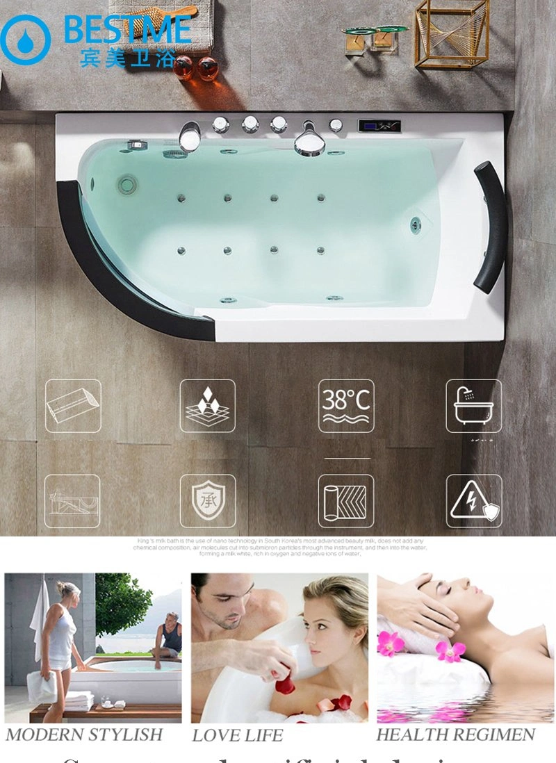 Single Person SPA Bathtub with Airbubble Massage Hot Jacuzzi (Kb-606)
