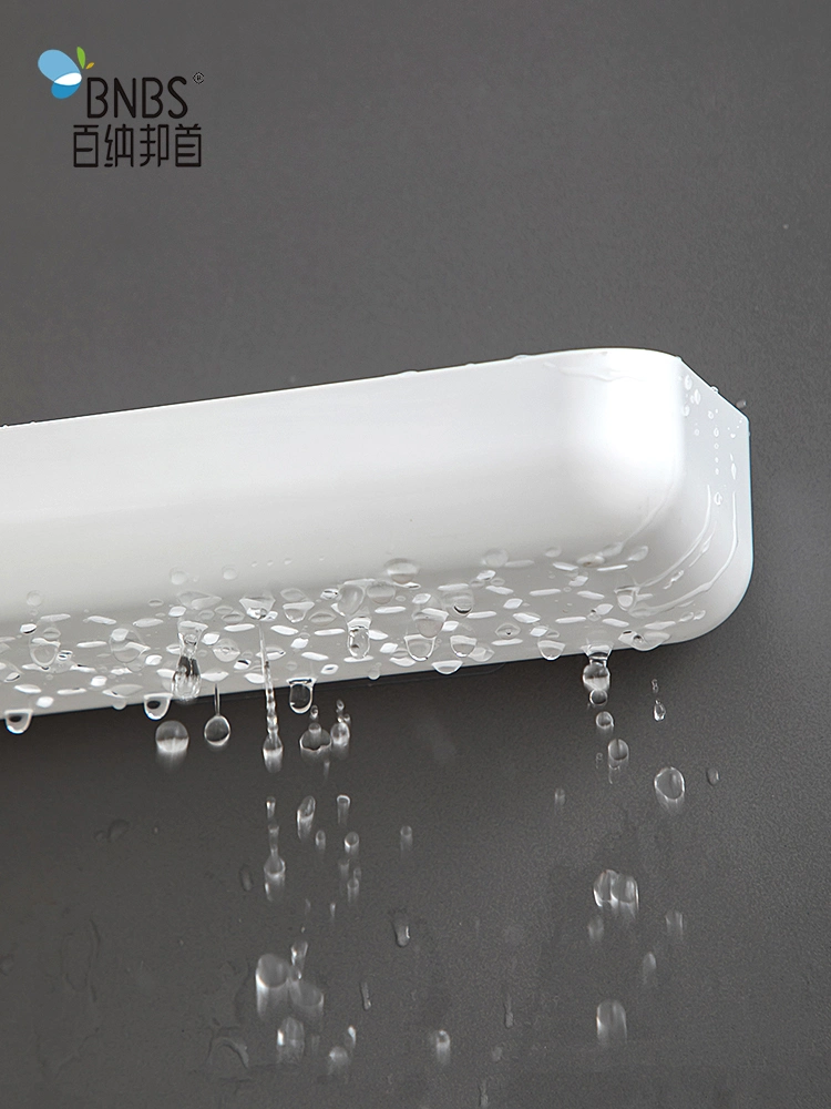 Soap Dish Wall Mount Bathroom Accessories Multifunctional Soap Tray with Drainable Drain