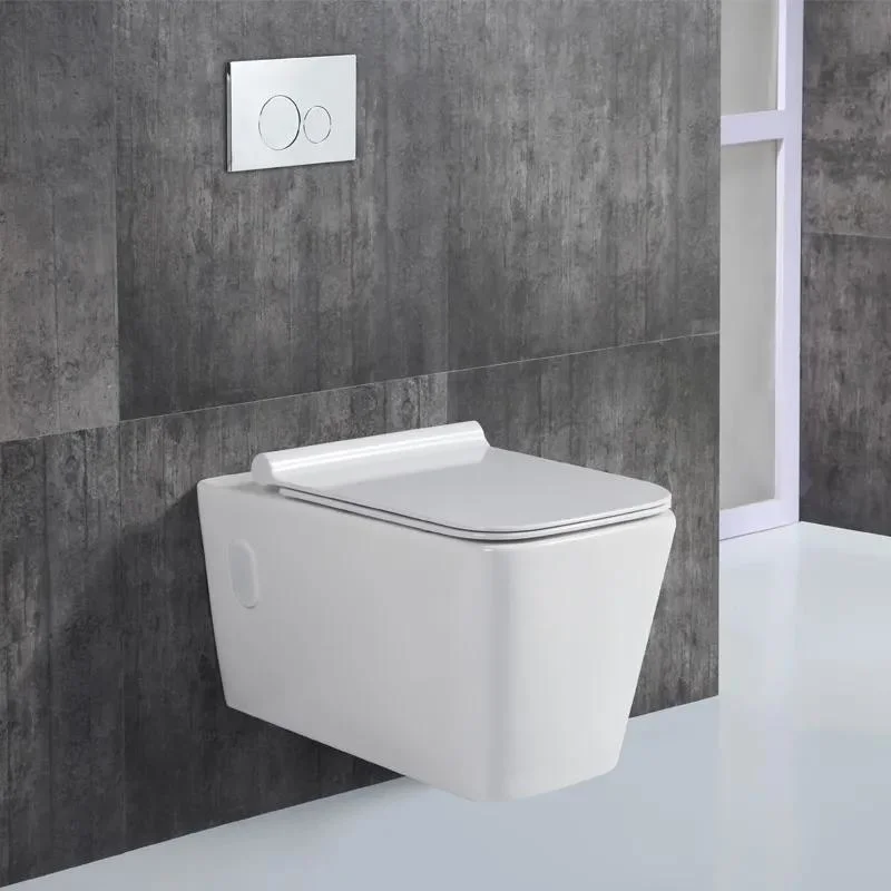 Luxury Sanitary Ware Wash Down Ceramic Rimless Wall Mount Toilets Bathroom Wc Sanitary Ware Wall-Hung Toilet Wc Bathroom Toilet