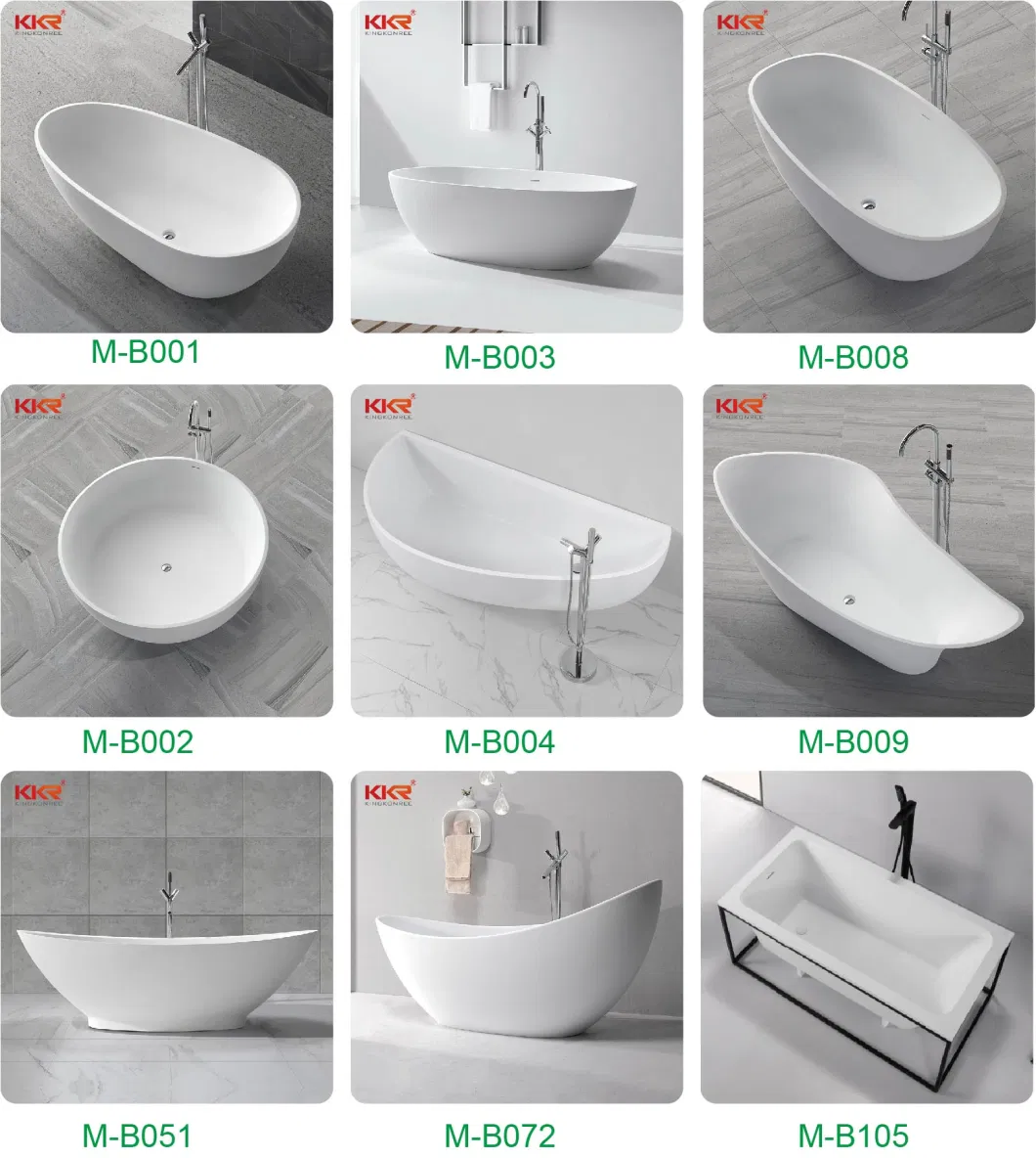 Custom Shape Solid Surface Two People Bathroom Bath Tubs