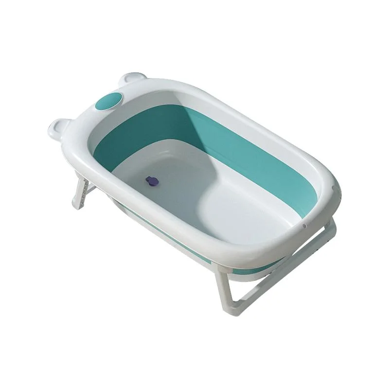 Collapsible Children Kids Shower Bathtub for Newborn and Toddler with Anti-Slip Design