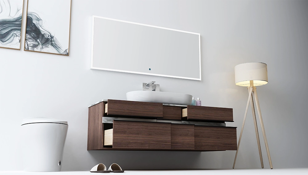 Modern Bathroom Vanity Units with Marble Top