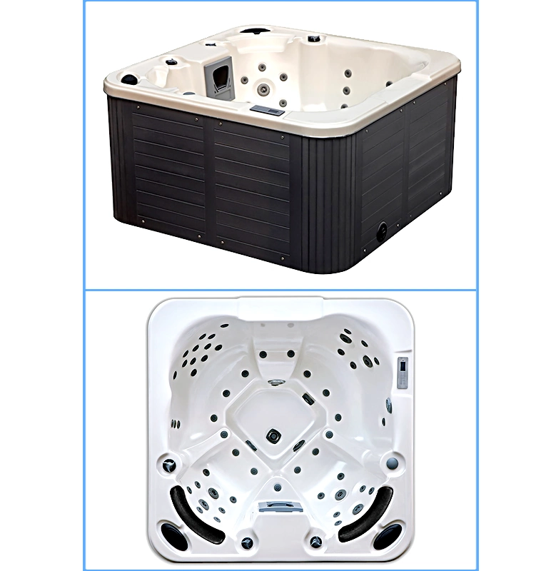 Hot Sale Whirlpool Bathtub for 4 People Bath Tub