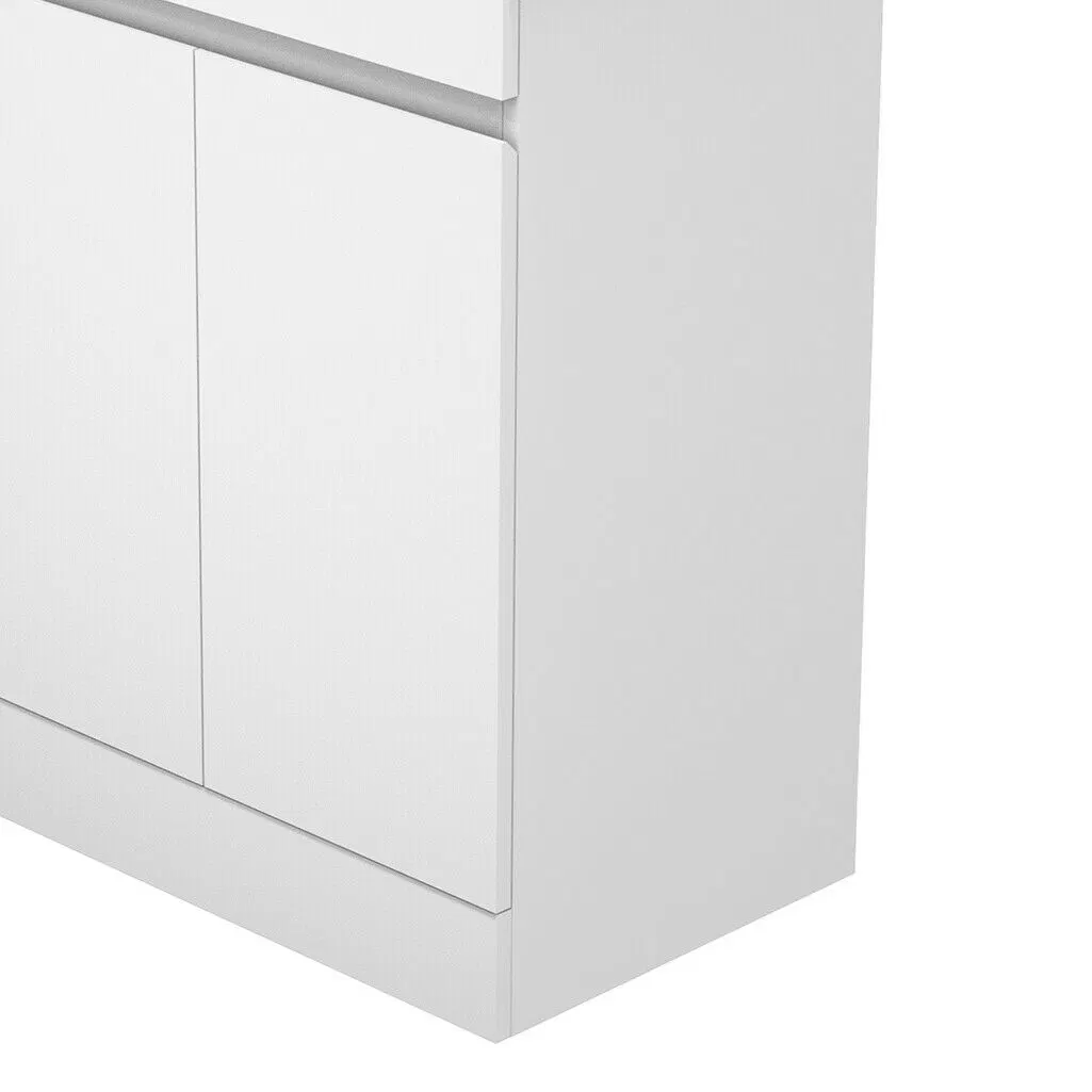 500mm Floor Standing White Bathroom Vanity Unit and Sink Basin Home Furniture