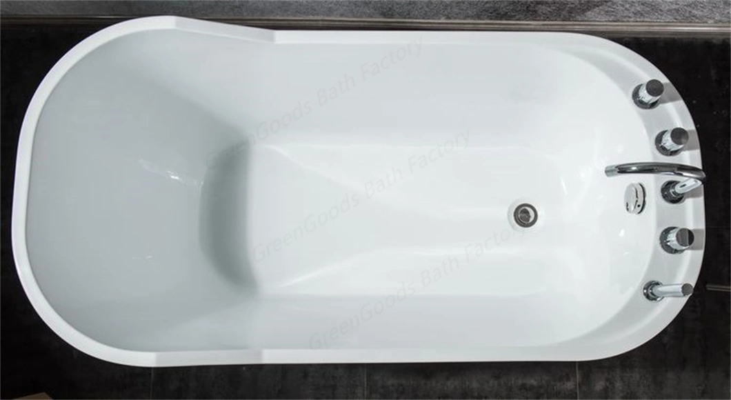 Modern Simple Household Large Independent Acrylic Freestanding Bathtub