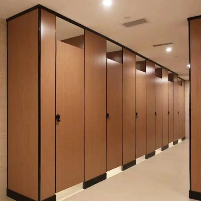 Waterproof Compact Cubicle HPL Toilet Partition Wall