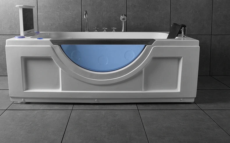 Jet Whirlpool Bathroom Bathtub with TV Luxury Massage Tubs Hotel Baths/Freestanding SPA Acrylic Bath