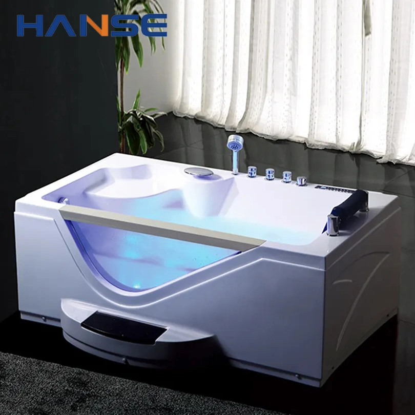 Bathroom Indoor Design Soaking Whirlpool Jet Tubs Over Massage Waterfall Freestanding Acrylic SPA Bathtub