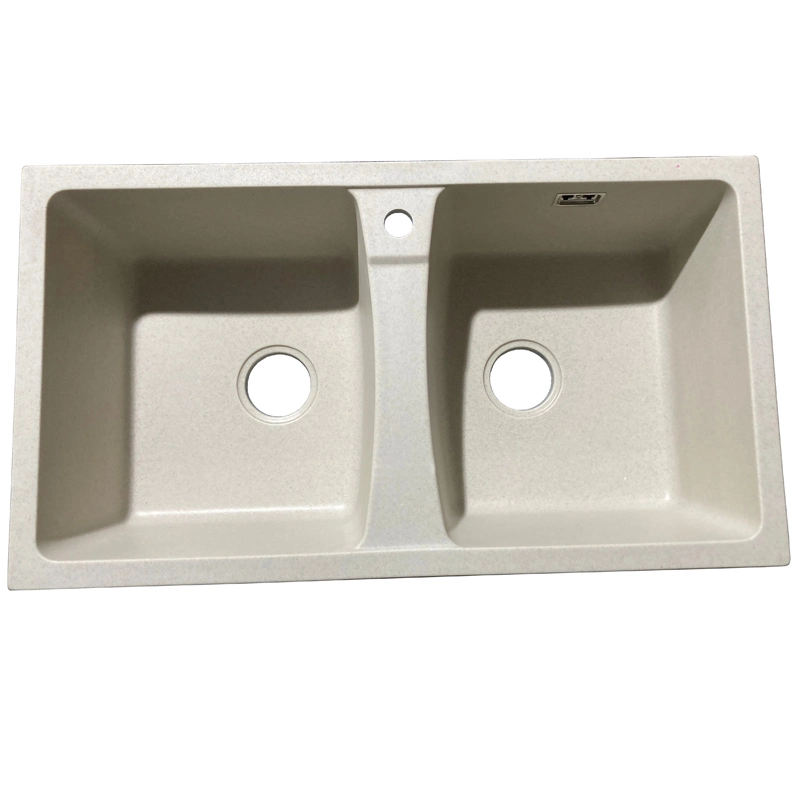 China Factory Composite Granite Stone Undermount Kitchen Drainboard Sink