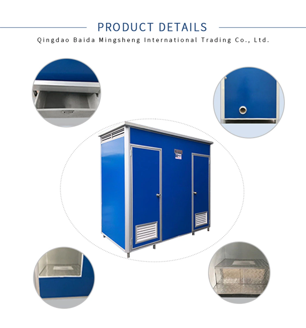 Shipping Tiny Mobile Container Homes Durable Portable Toilet for Sale