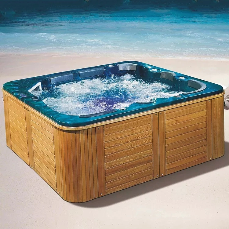 SPA Hot Tub Pool &amp; Accessories Controller Freestanding Hydrotherapy Jets Swimming Pool Outdoor SPA Hot Tub