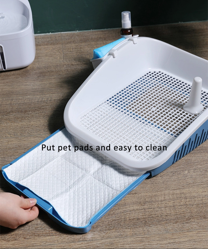 Pet Clean Care Supplies Products Drawer Style Small and Medium-Sized Dog Toilet Automatic Flushing, Urination, Defecation, and Toilet with Storage Box