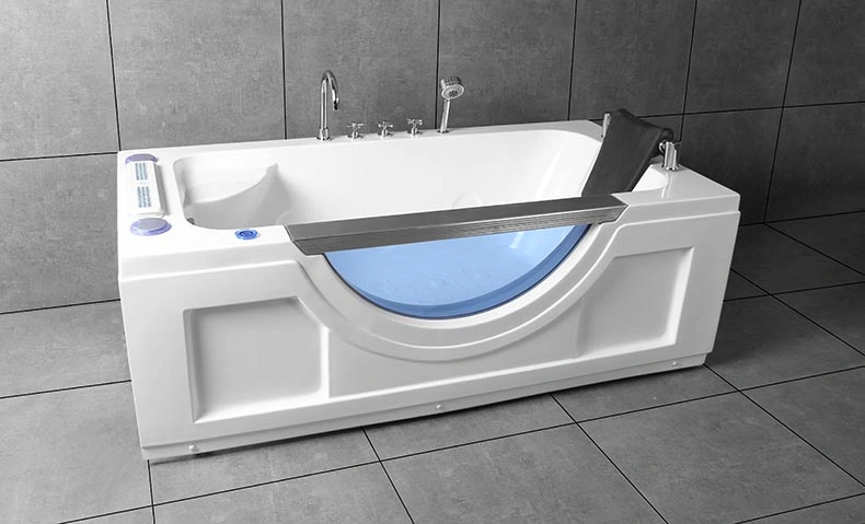 Jet Whirlpool Bathroom Bathtub with TV Luxury Massage Tubs Hotel Baths/Freestanding SPA Acrylic Bath