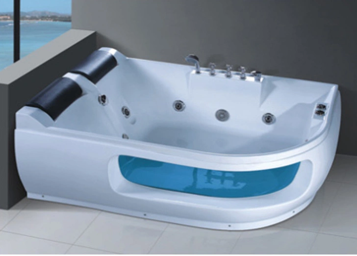 Two People Massage 1700*1100 Bathtub with Pillow and Grab for Wholesale