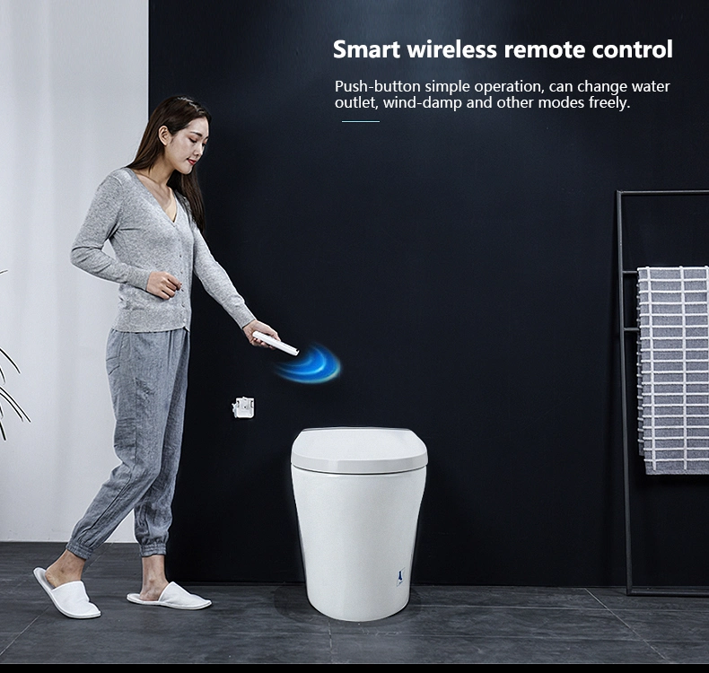 European Style Wc Smart Intelligent Toilet with Remote Control