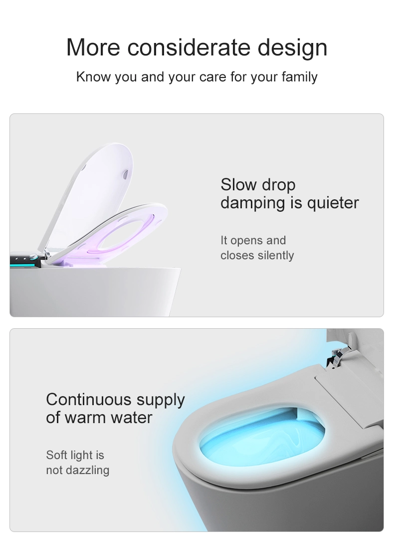 Smart Toilet Siphonic Intelligent Toilet Floor Mounted Toilet