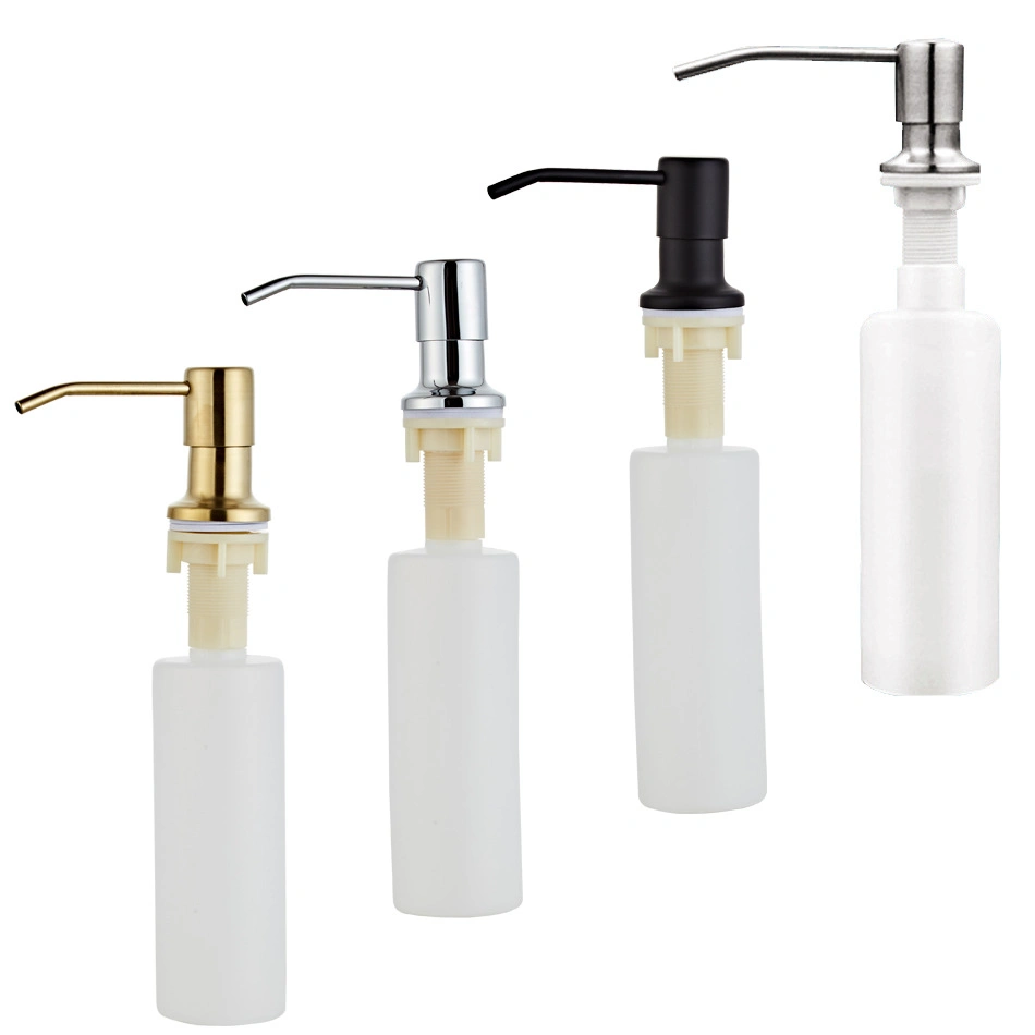 High Quality 300ml Kitchen Sink Liquid Soap Dispenser 304/ABS Plastic Hand Sanitizer Dispenser