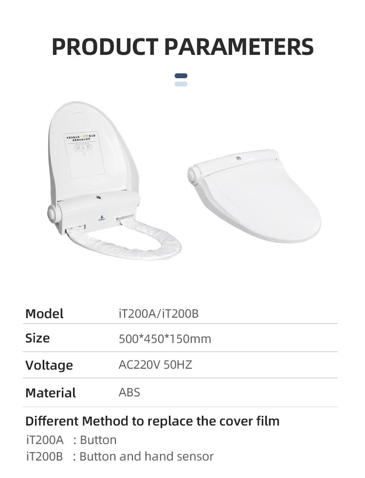 Heated Electric Automatic Smart Toilet Seat with Soft Close Cover
