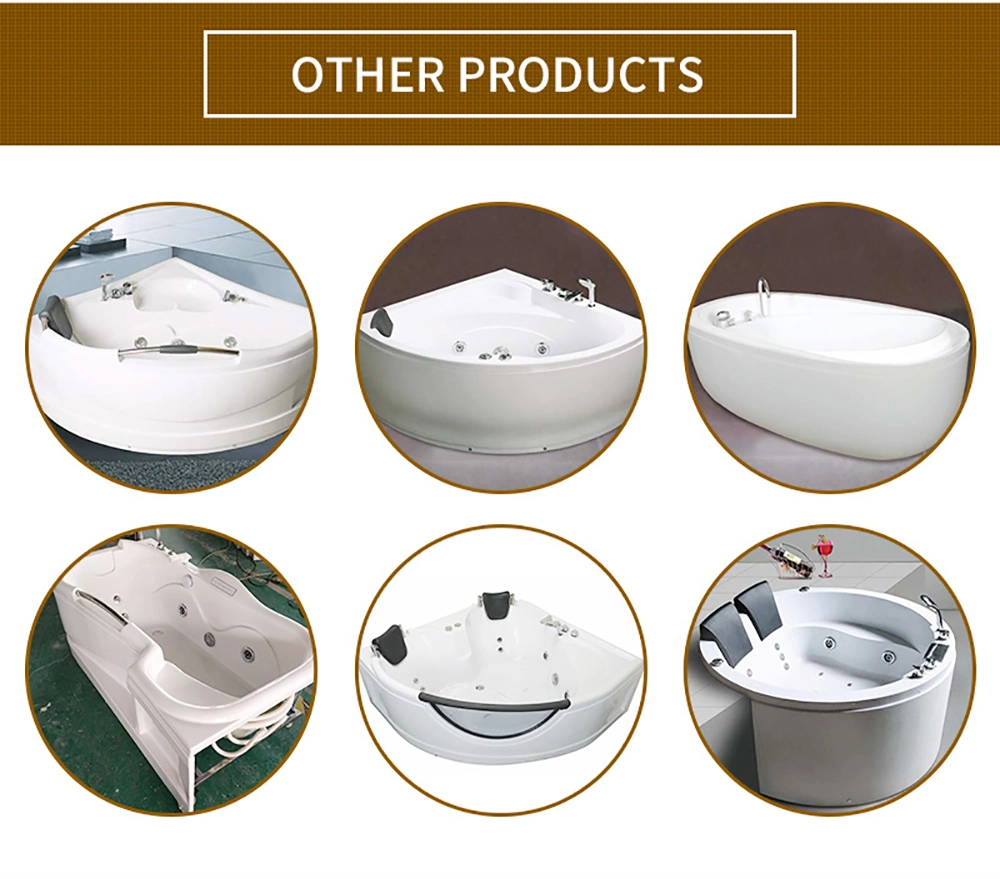 Hot Sale Indoor Jet Whirlpool Bathtub