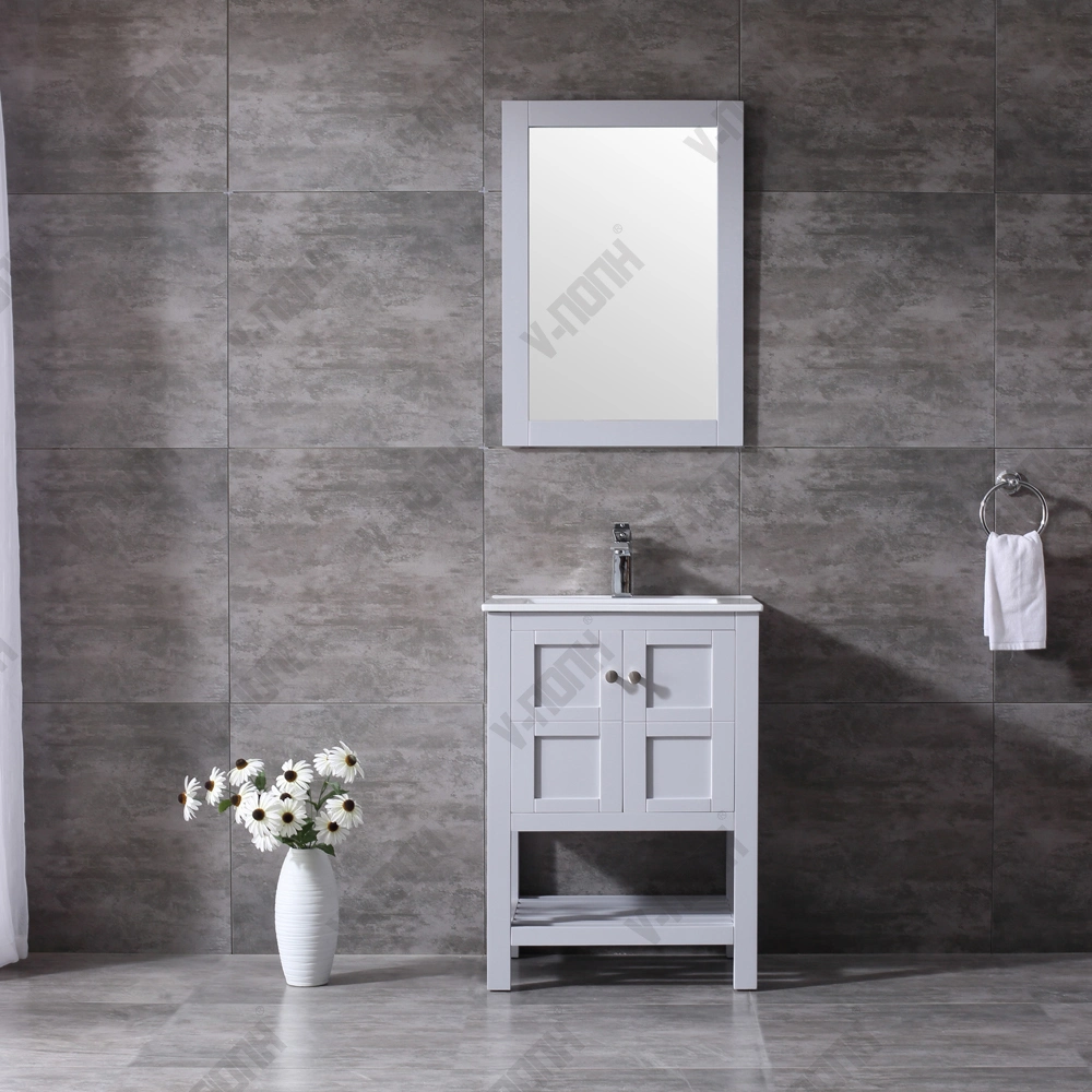 Floor Standing Solid Wood Bathroom Furniture