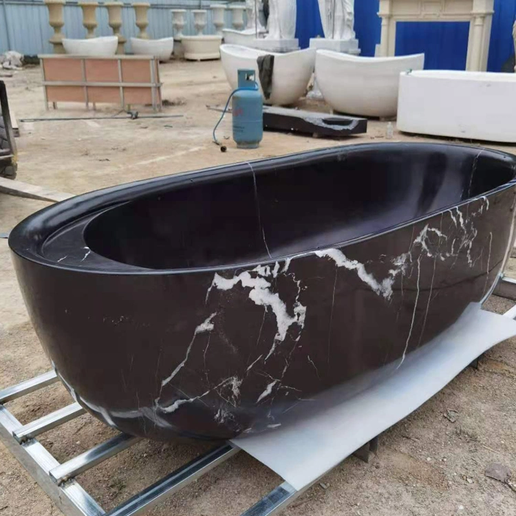 Factory Good Quality Professional Hand Carved Polishing Bathtub for Fat People