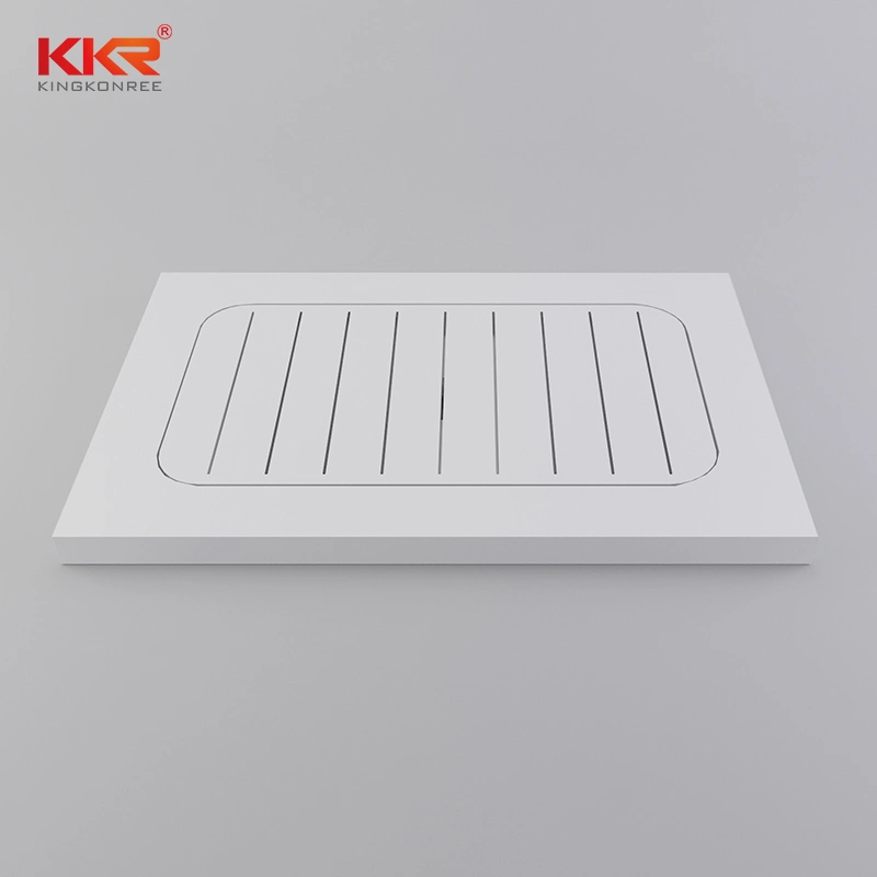 Kkr Artificial Stone Bathroom Ware Solid Surface Sanitary Ware Shower Tray 5.26