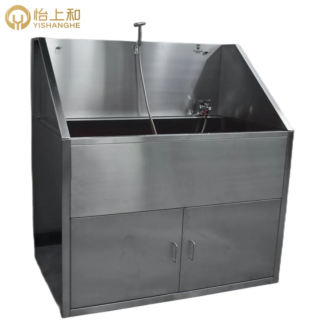 Pet Shower Product Electric Lifting Stainless Steel Pet Sink Dog Washing Bathtub