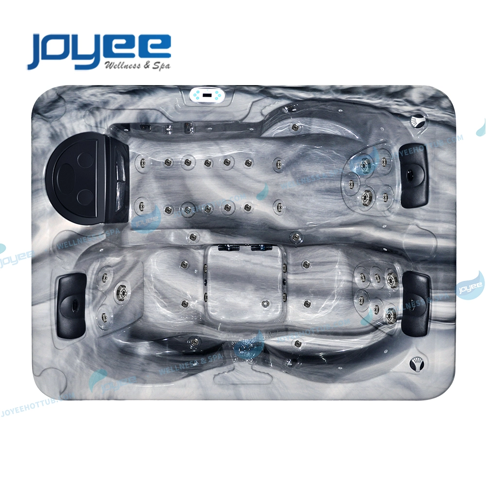 Joyee Cheap Economic Bathtub Whirlpool Massage SPA Outdoor Hot Tub for 5 6 Person