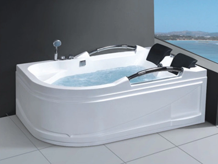 Two People Massage 1700*1100 Bathtub with Pillow and Grab for Wholesale