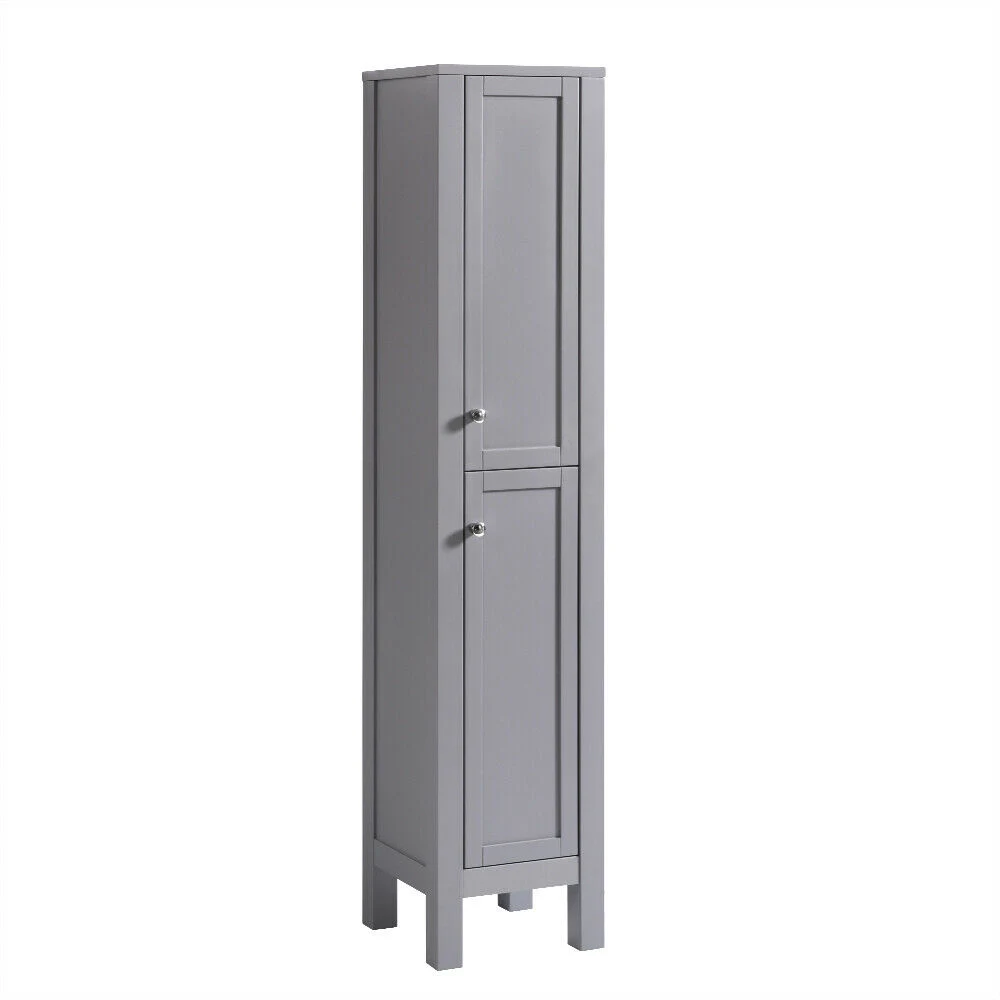 800mm Traditional Bathroom Grey Vanity Sink Unit Cabinet Basin Floor Standing Storage Furniture