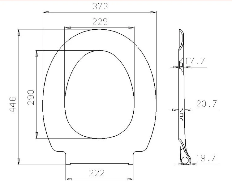 UF White One Button Quick Release Smart Toilet Seat Soft Close