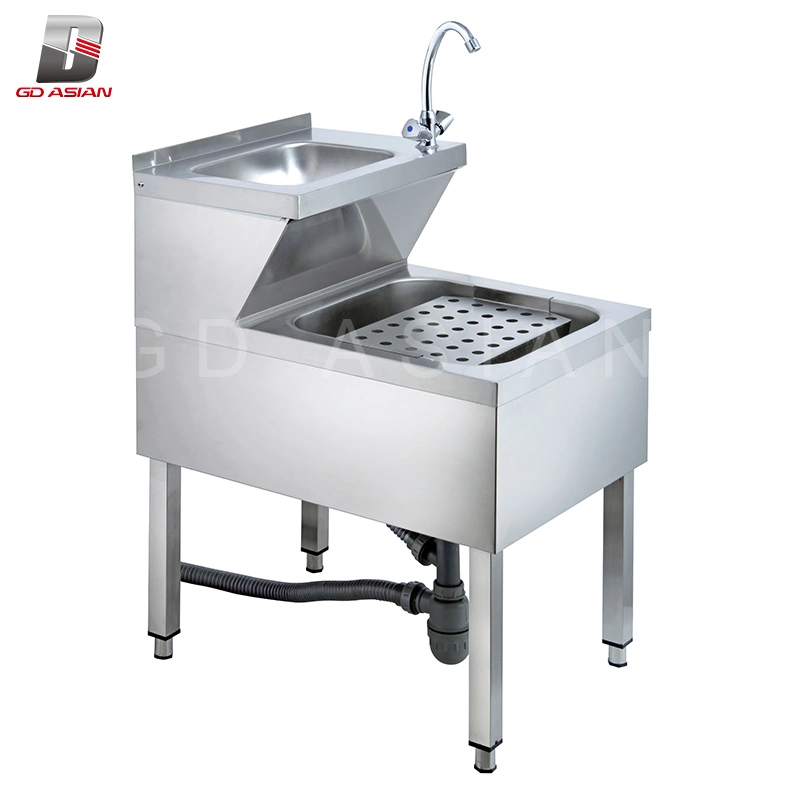 Kitchen Equipment Knee Operated Wash Basin Hand Sinks