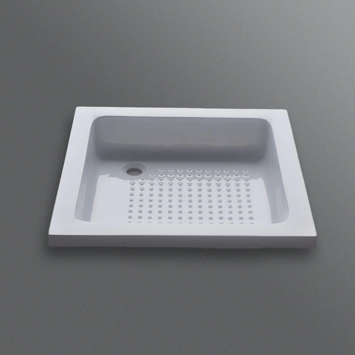 Bathroom Accessories Non-Slip Toilet Shower Tray Flat Acrylic Bathroom Tray